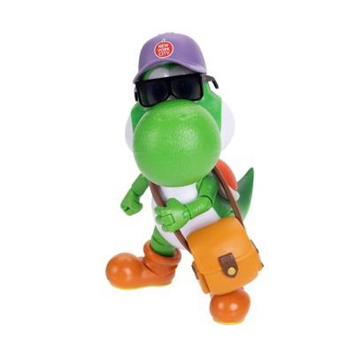 The Super Mario Galaxy Movie - 5” Figure Series – Yoshi Figure with Hat, Sunglasses, and Satchel Accessories : Target