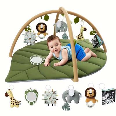 childrens activity mat extra large leaf shaped tummy time - Temu South Africa