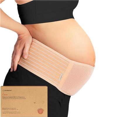 KeaBabies - Maternity Belly Bands for Pregnant Women Beige