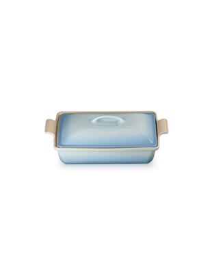 Le Creuset Heritage Covered Rectangular Dish 33cm Coastal Blue | David Jones