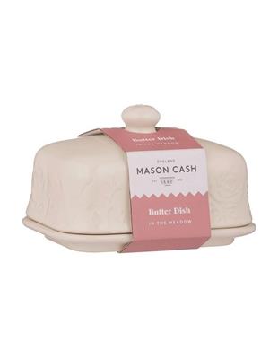 Mason Cash The Meadow Butter Dish 9 x 15.6 x 10.6cm in Cream | MYER