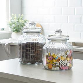 Dunelm Better Small Vintage Sweet Jar | Dunelm