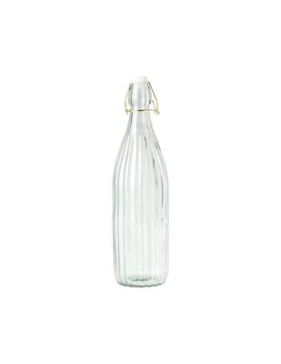 Bottle with stopper 1000 ml | Glass. 8 x 31.5 cm. 1000 ml. | Clear