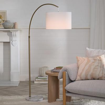 Temple & Webster Lorah Metal Arc Floor Lamp