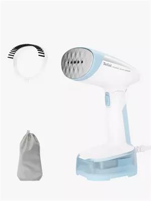 Tefal Access Steam Pocket DT3041 Handheld Clothes Steamer, White/Sky Blue