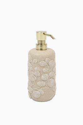 Resin Embossed Eucalyptus Soap Dispenser