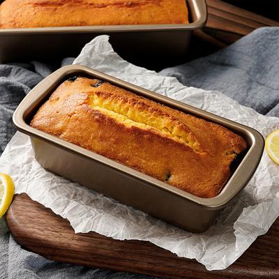 Cagogo Bread Loaf Pan Heavy Duty Stainless Steel Nonstick Baking Tray, Gold Rectangle Toast for Homemade Bread Pound Cake, Durable Bread Baking Utensi
