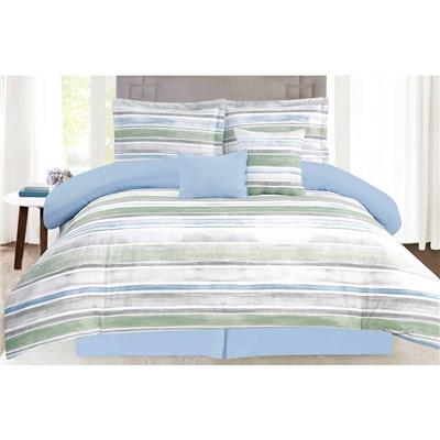 Ashley Cooper™ Connor Stripe 5pc. Reversible Comforter Set