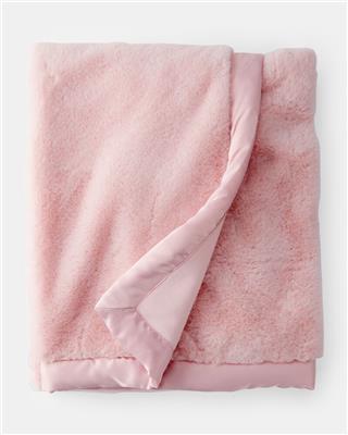 Baby Floral Plush Blanket - Purple/Cream | Carter’s Oshkosh Canada