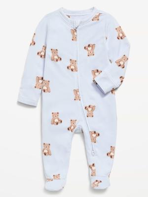 SoftMode 2-Way-Zip Sleep & Play Footed One-Piece for Baby | Old Navy