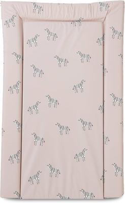 Red Kite Changing Mat Zebby - Unisex Baby Changing Mat (74 x 48 x 3.5cm) with Animal Pattern Design and Raised Padded Edges (White/Grey Zebra Design)