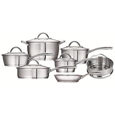 Opus Gourmet Stainless Steel Cookware Set, 12pc - Binuns South Africa