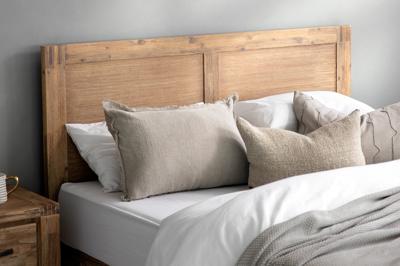 Vancouver Acacia Wood Headboard - King |Cielo