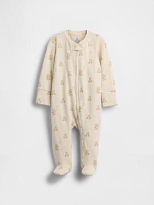 Baby First Favorites TinyRib Footed One-Piece | Gap
