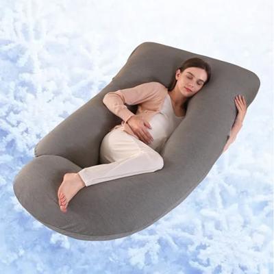 ALLOPERA Pregnancy Pillow, Full Body Maternity Pillow 57 inch, with Removable Washable Cover - Sleep Support for Legs, Back, Neck, Shoulder, HIPS, Bel