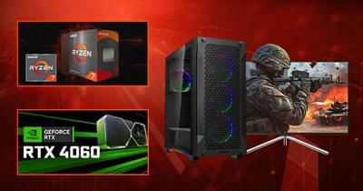 AMD RYZEN 7 5700 4.6GHz RTX 4060 8GB Budget Gaming PC | Evetech