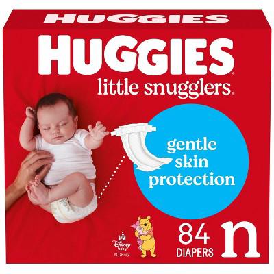 Huggies Little Snugglers Diapers - Newborn - 84ct: Wetness Indicator, Absorbent Layers, No Fragrance Added : Target