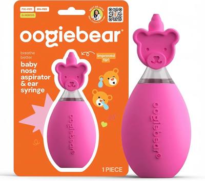 Amazon.com : oogiebear: Baby Nasal Aspirator - Safe Booger & Earwax Remover for Newborns, Infants, Toddlers - Better Syringe, Airtight Suction, Nose S
