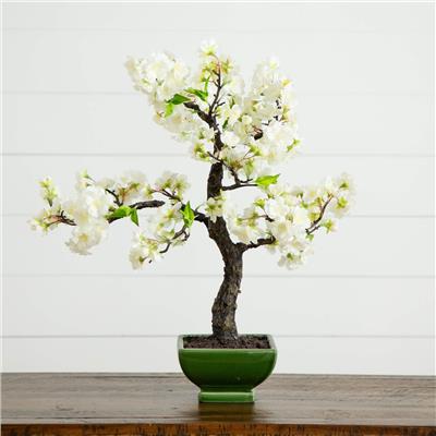 Cherry Blossom Bonsai Artificial Tree | Nearly Natural