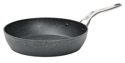 Heritage The Rock Non-Stick Frying Pan, Dishwasher & Oven Safe, Black, 12-in