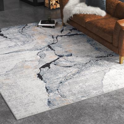 Steelside™ Steve Abstract Gray Area Rug & Reviews | Wayfair