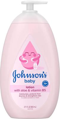 Amazon.com: Johnsons Baby Lotion with Coconut Oil, Aloe Vera & Vitamin B5, 72 HR Hydration, Skin Moisturizer, Hypoallergenic, Safe for Newborn, Prote