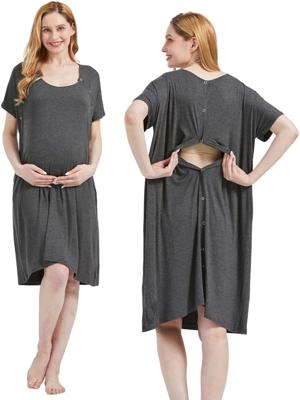 Amazon.com: Mama & Wish Labor and Delivery Gown 3 in 1 Labor, Delivery and Nursing Gown for Hospital Made with Ultra-Soft Fabric for Ultimate Comfort