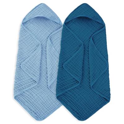 MIGIOL Muslin Baby Towels 100% Cotton ，Super Soft Muslin Baby Bath Towel - 32 x 32 Inches, Suitable for Newborn and Young Children up to 3 Years Old.