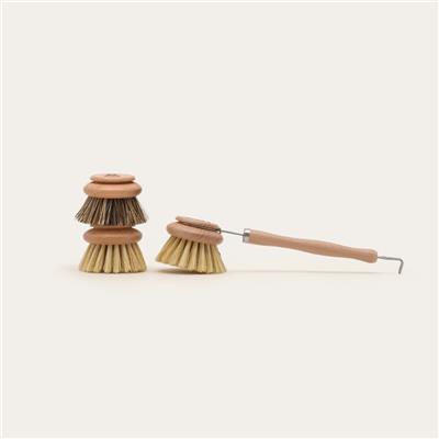 Dish Brush Set | Dishwashing Brush   2 Replacement Heads