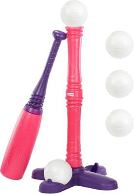 Little Tikes T-Ball Set, Pink, 5 Balls, for Toddlers Ages 18+ Months – yg8uct