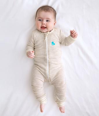 Merino Wool Romper Beige 0-3 months – Love to Dream AU