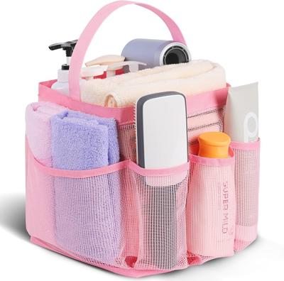 Amazon.com: EUDELE Mesh Shower Caddy Portable, 8-Pocket Large Capacity, Quick Dry, Easy Clean, for Beach, Swimming, Gym, Travel : Home & Kitchen