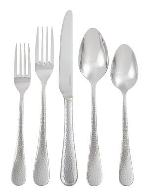 PADERNO Hammered Flatware Set for up to 4 People, 20-pc