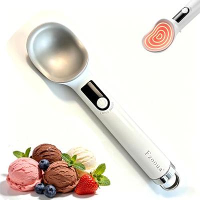Heated Ice Cream Scoop, Dishwasher Safe,Rechargeable Electric Warming Scooper, ON/OFF Safety Lock Switch,Heats to 158F, Kitchen Tool Nonstick S