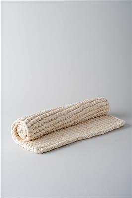 Hand-Knit Bath Mat
