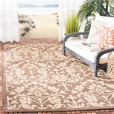 SAFAVIEH Courtyard Bettylou Indoor/ Outdoor Waterproof Patio Backyard Rug