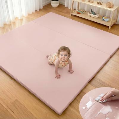 Amazon.com : Mallify Foldable Baby Play Mat, 50x50 Waterproof Thicken Foam Vegan Leather Playpen Mat for Infants and Toddlers, Portable Baby Mat f