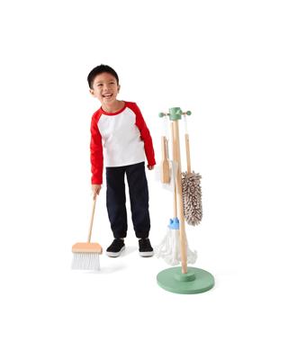 6 Piece Wooden Cleaning Toy Set - Kmart