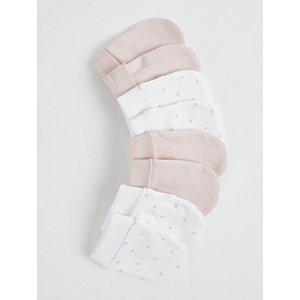 Pink Baby Mittens 4 Pack | Baby | George at ASDA