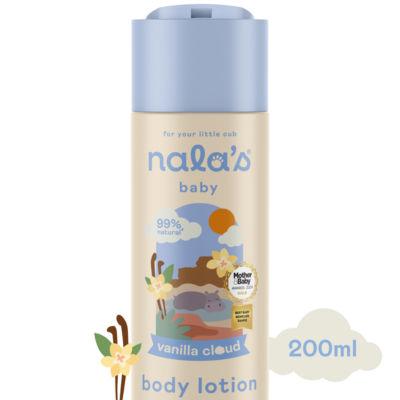 Nalas Baby Vanilla Cloud Body Lotion with Oats, Coconut & Hibiscus 200ml - ASDA Groceries