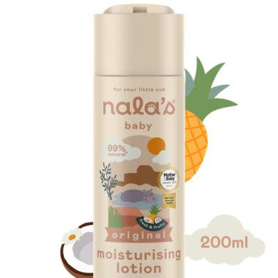 Nalas Baby Body Lotion with Oats, Coconut & Hibiscus 200ml - ASDA Groceries