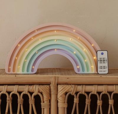 Little Lights Wooden Rainbow Night Light