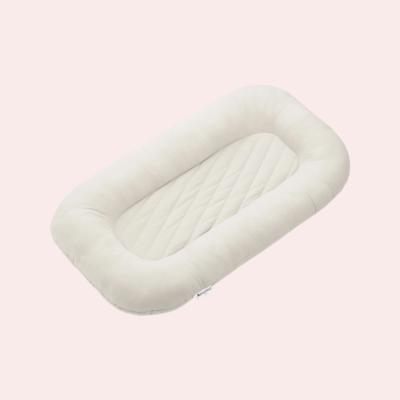 Ultra-Soft Striped Infant Lounger Bed – sunlovekids
