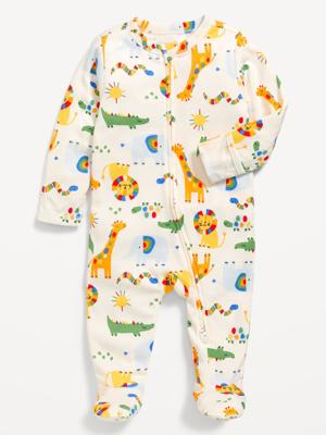 2-Way-Zip Sleep & Play Footed One-Piece for Baby | Old Navy