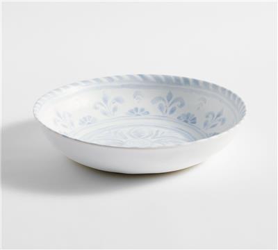 Chambray Tile Stoneware Serving Bowls | Pottery Barn