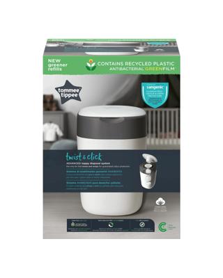 Tommee Tippee Twist & Click Advanced Nappy Disposal System - White - Kmart NZ