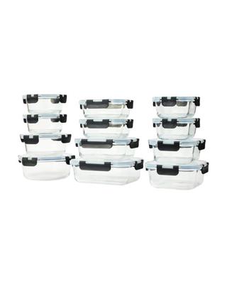 Set of 12 Glass Food Storage Containers - Kmart