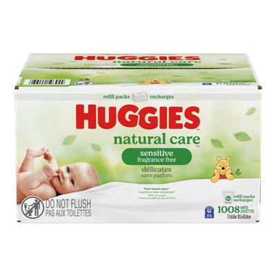 Huggies Natural Care Sensitive Baby Cleaning Wipes - Disney Baby - 1008s