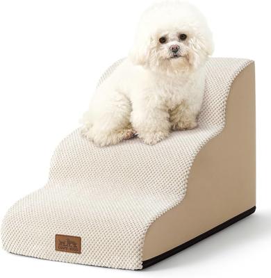 Amazon.com : COZY KISS Dog Stairs for Small Dogs 15.7 H, Curved Dog Step for Puppy, Older Cat, Medium Pet Ramp for Sofa, Couch or Chair, Ladder with H
