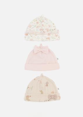 Cotton Beanies 3 Pack | Woolworths.co.za